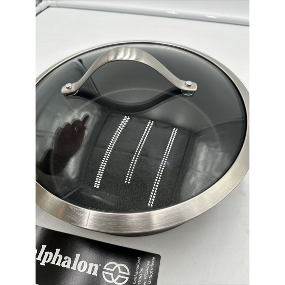 Calphalon Contemporary 3qt Hard-Anodized Nonstick Cookware Saute Pan & Lid -New - Picture 4 of 9